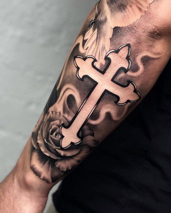 100 Amazing Cross Tattoos To Inspire You Cool Tattoos For Guys