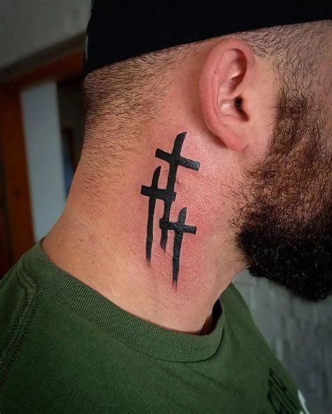 100 Amazing Cross Tattoos To Inspire You Cross Tattoo Neck Cross