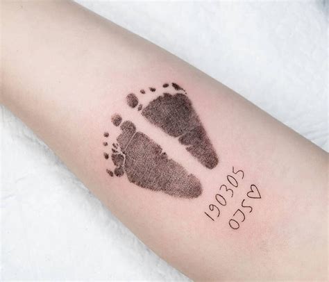 11 Baby Footprint Tattoo Ideas For Mom 11 Baby Footprint Tattoo Ideas For Mom
