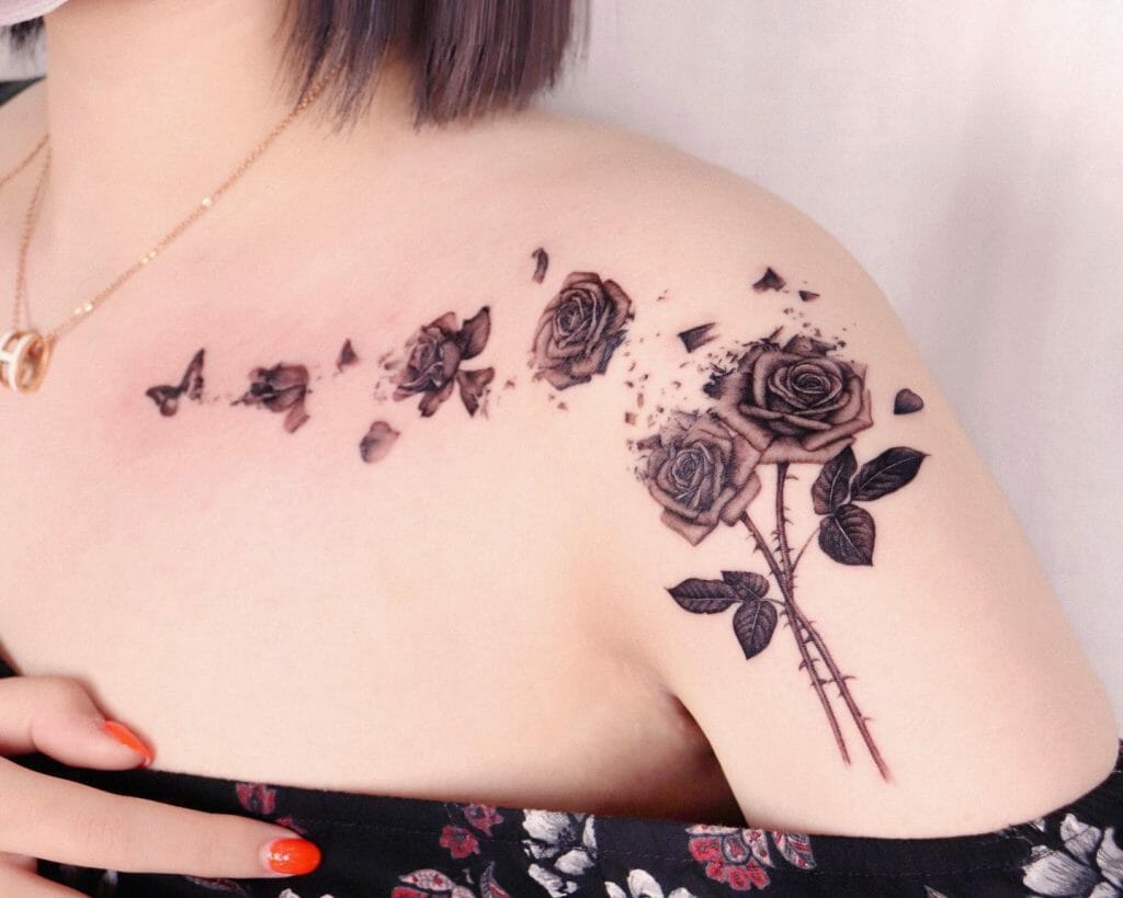 11 Black And White Rose Tattoo Ideas That Will Blow Your Mind
