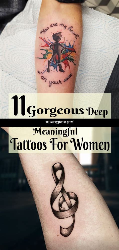 11 Gorgeous Deep Meaningful Tattoos For Women Beautyholo Deep