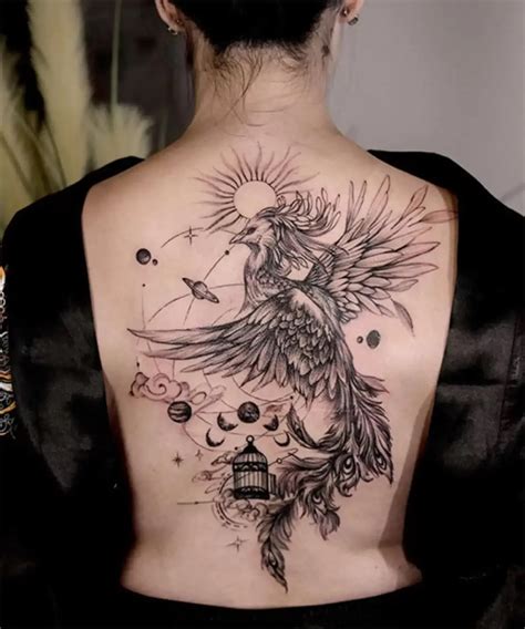 110 Stunning Phoenix Tattoos And Meanings Phoenix Tattoo Back Tattoo
