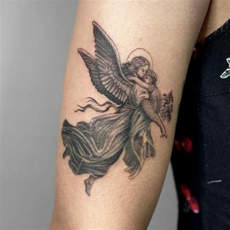 14 Guardian Angel Tattoo Ideas You Have To See To Believe 14 Guardian Angel Tattoo Ideas You Have To See To Believe