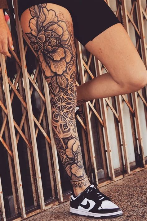 14 Leg Sleeve Tattoo Women Ideas That Will Blow Your Mind 14 Leg Sleeve Tattoo Women Ideas That Will Blow Your Mind