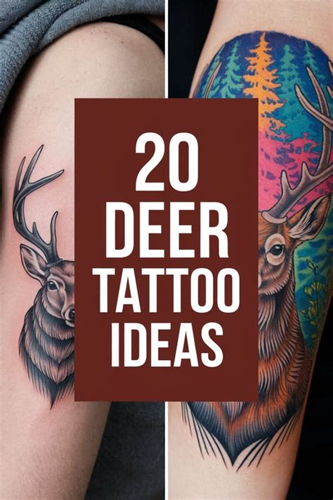 15 Deer Tattoos That Ll Make You Want To Ink Up Asap Roomy Retreat