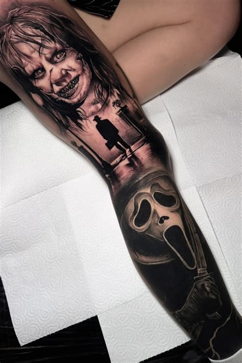 18 Horror Themed Tattoos That Celebrate Your Love For Scary Movies 18 Horror Themed Tattoos That Celebrate Your Love For Scary Movies