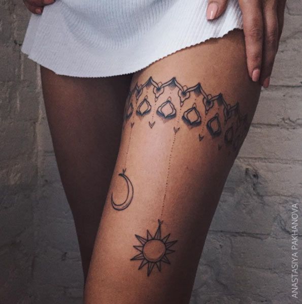 189 Most Attractive Thigh Tattoos For Women Tatuaje Para Tapar 189 Most Attractive Thigh Tattoos For Women Tatuaje Para Tapar