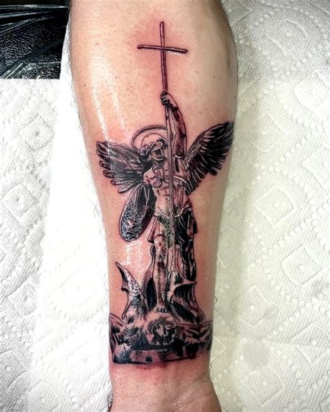 190 Best Archangel Michael Tattoo Ideas Archangel Michael Tattoo Archangel Michael St Michael Tattoo