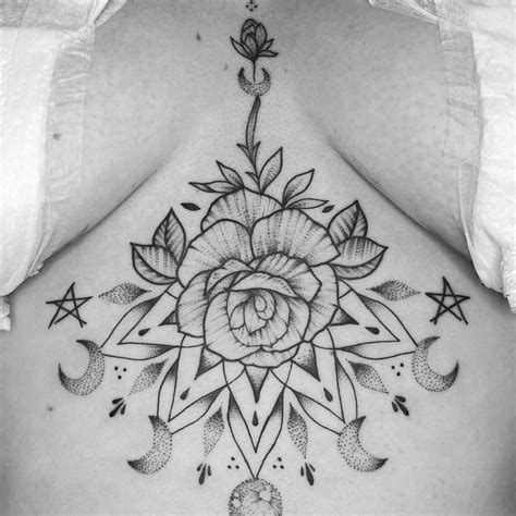 20 Tranquil Mandala Under Breast Tattoo Designs 20 Tranquil Mandala Under Breast Tattoo Designs