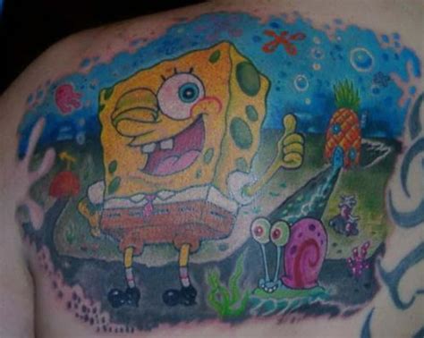 24 Incredible Spongebob Squarepants Tattoos 24 Incredible Spongebob Squarepants Tattoos