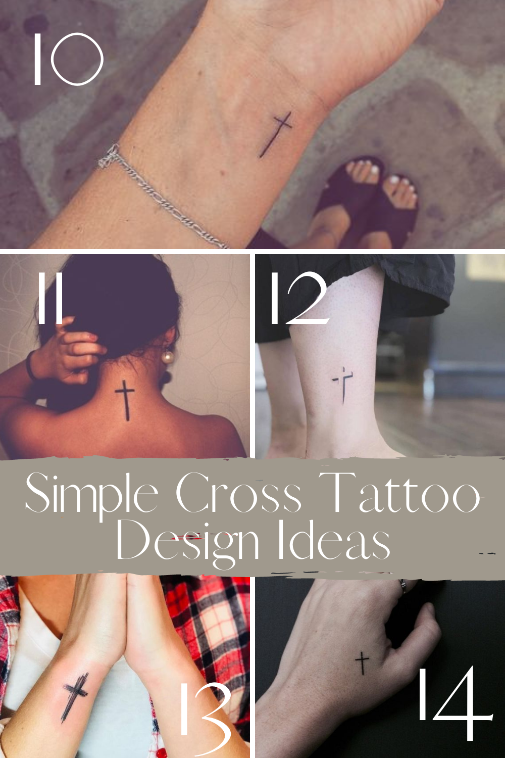 25 Amazing Cross Tattoos For Women Tattoo Glee