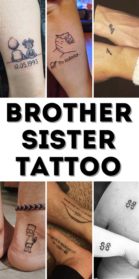 25 Best Meaningful Sibling Brother Sister Tattoo Design Ideas 25 Best Meaningful Sibling Brother Sister Tattoo Design Ideas
