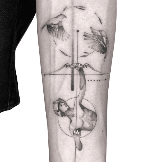 29 Stupefying Cupid Tattoo Ideas To Show Your Love