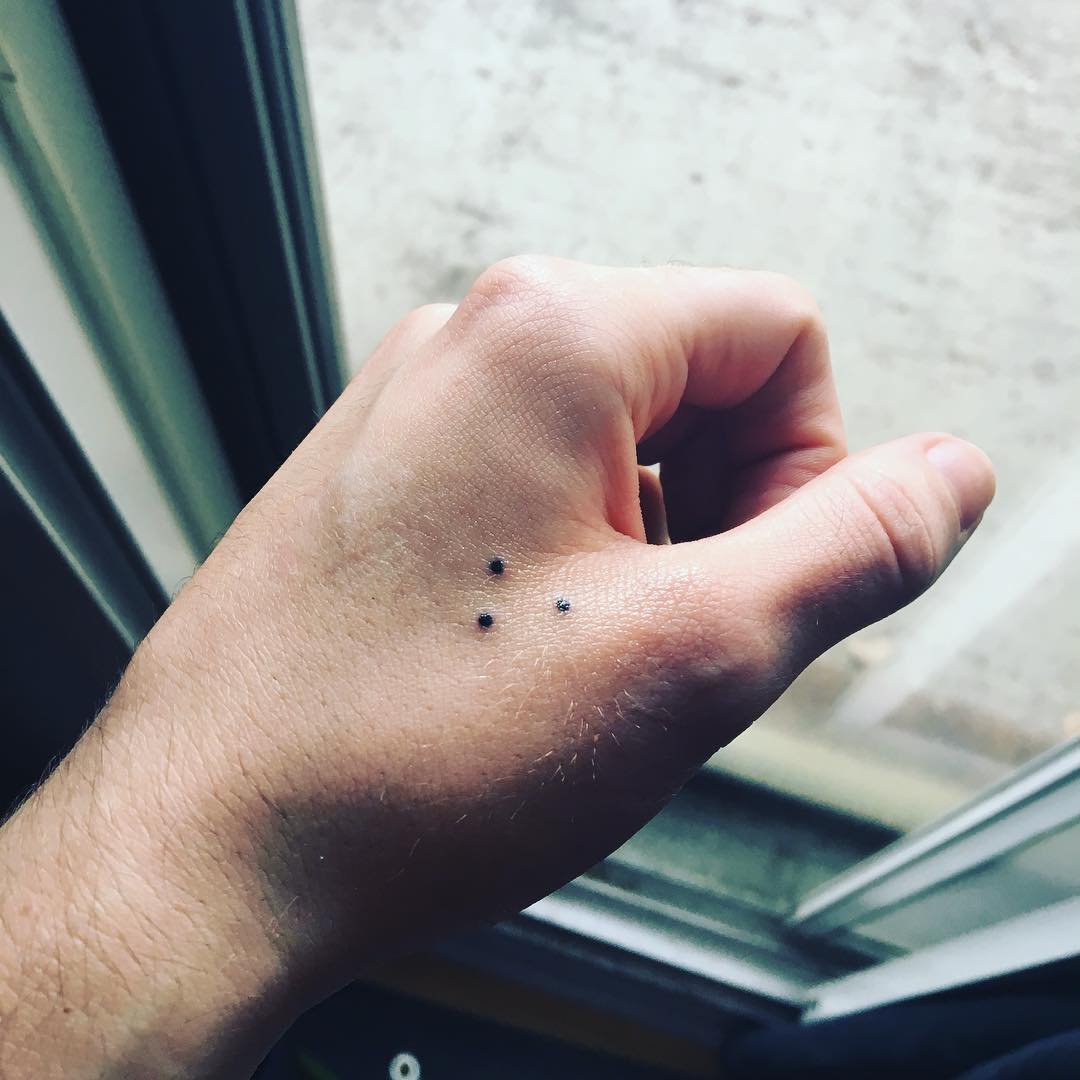 3 Dots Tattoo Meaning And Design Ideas Inkmatch