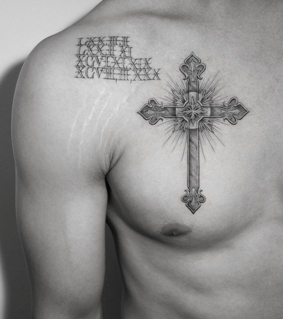 30 Cross Tattoo Designs For Men Amp Meaning The Trend Spotter