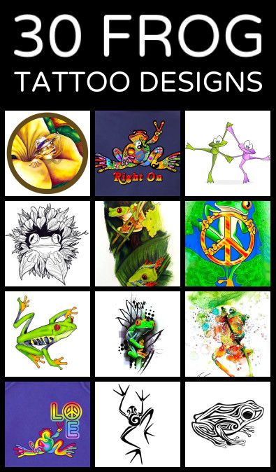 31 Funny Frog Tattoo Designs And Images
