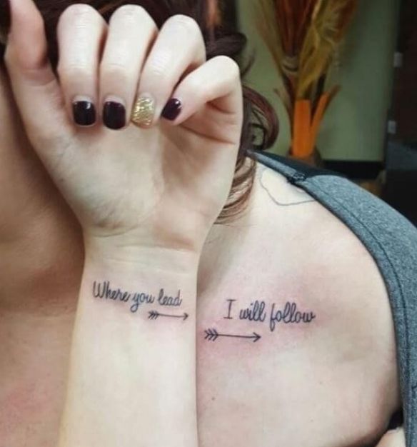 32 Mother Daughter Tattoo Ideas And Matching Designs For 2020