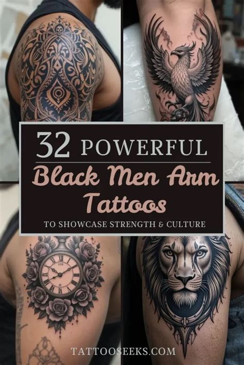 32 Stunning Black Men Tattoo Ideas For The Arm Bold And Unique Designs 32 Stunning Black Men Tattoo Ideas For The Arm Bold And Unique Designs