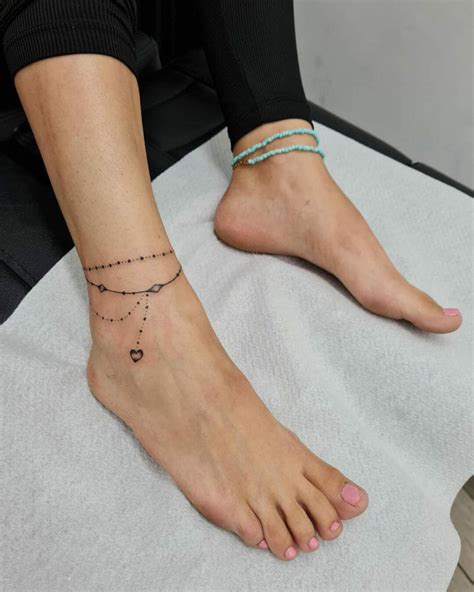 33 Delightful Ankle Bracelet Tattoos For Women Tattooblend 33 Delightful Ankle Bracelet Tattoos For Women Tattooblend