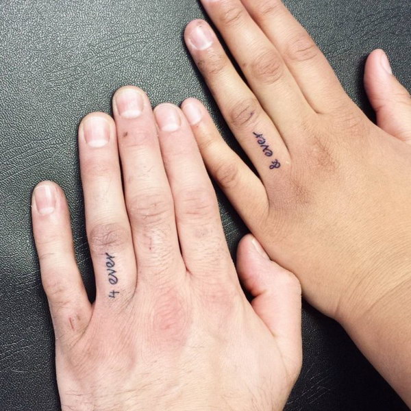 40 Sweet Amp Meaningful Wedding Ring Tattoos
