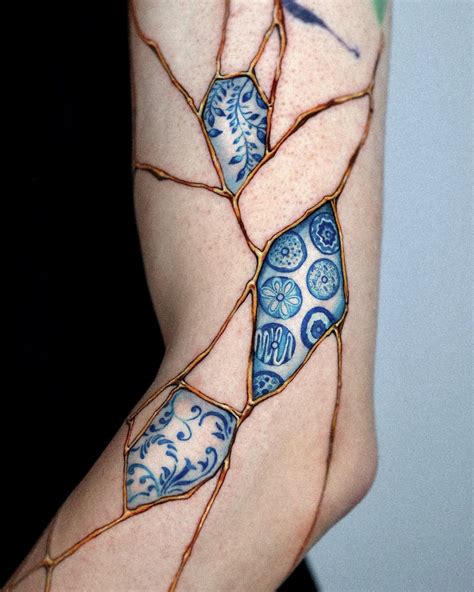 44 Artistic Kintsugi Tattoos That Celebrate Imperfection Sacred Joanne