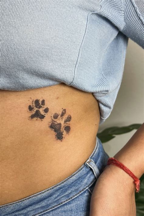 50 Dog Paw Tattoos For Canine Lovers