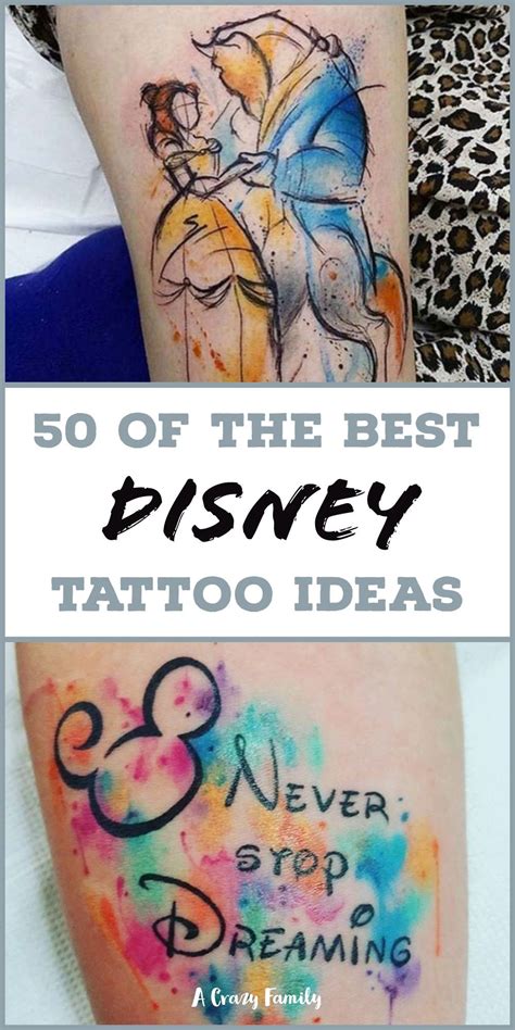 50 Wonderful Walt Disney Tattoo Design Ideas Inspiration Artofit
