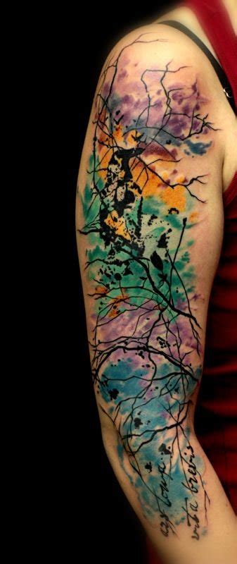 55 Amazing Watercolor Tattoo Design Inspirations