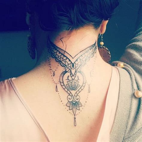 55 Attractive Back Of Neck Tattoo Designs For Creative Juice 55 Attractive Back Of Neck Tattoo Designs For Creative Juice