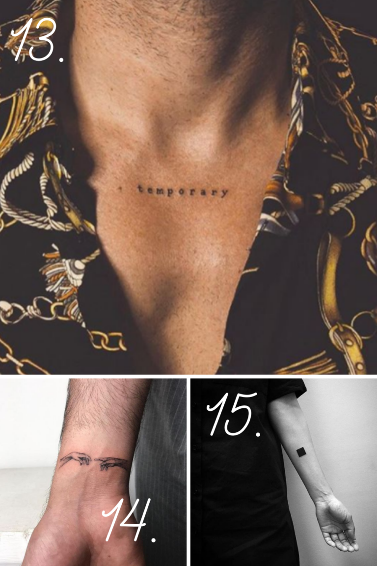 57 Small Tattoo Ideas For Men That Make A Big Statement Artofit