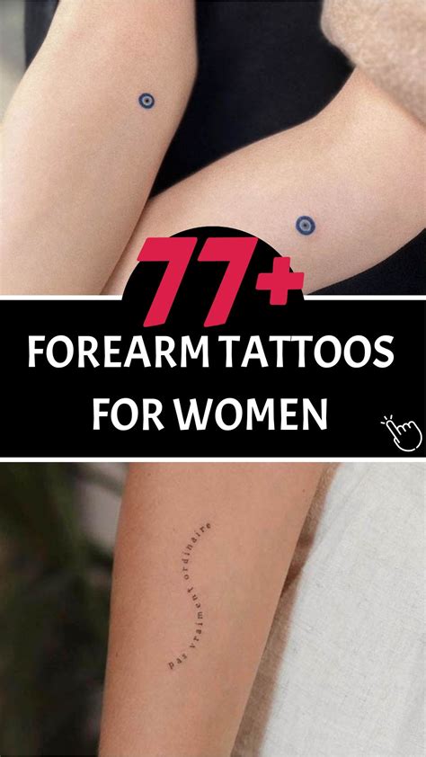 77 Gorgeous Forearm Tattoos For Women With Meaning