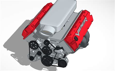 8 4 Liter V10 Viper Engine Tinkercad 8 4 Liter V10 Viper Engine Tinkercad