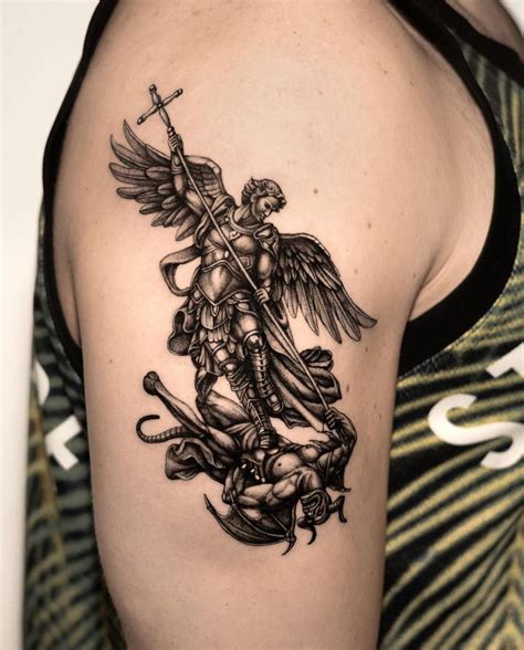 8 Saint Michael Tattoo Designs With Meanings 8 Saint Michael Tattoo Designs With Meanings