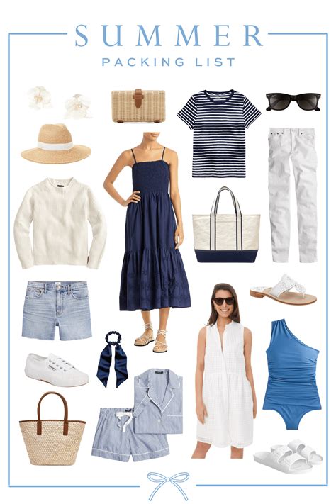 A Simple Summer Vacation Packing List Carly A Simple Summer Vacation Packing List Carly