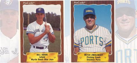 A To Z 1990 Minor League Players Baseball Profiles