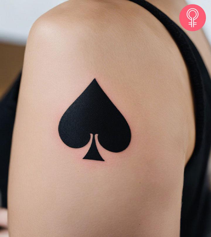 Ace Of Spades Casino Tattoo Design