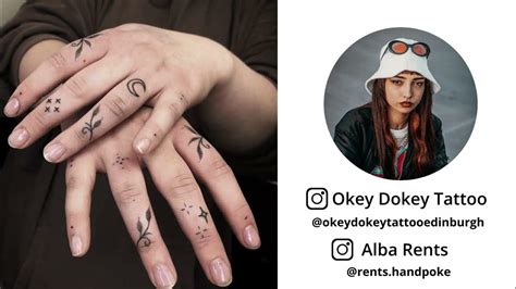 Alba Rents Hand Poke Okey Dokey Tattoo Alba Rents Hand Poke Okey Dokey Tattoo