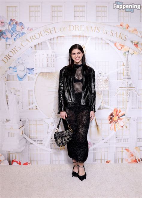 Alexandra Daddario Looks Hot At The Saks Fifth Avenue And Dior Holiday Window Unveiling And Alexandra Daddario Looks Hot At The Saks Fifth Avenue And Dior Holiday Window Unveiling And