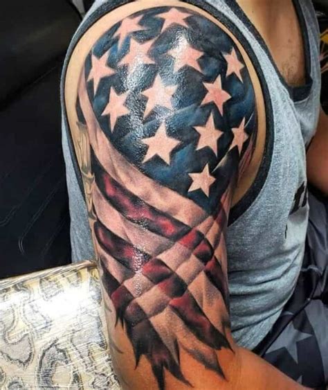American Flag Sleeve Tattoo Ideas American Flag Sleeve Tattoo Ideas