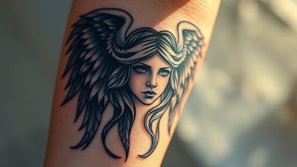 Angel Of Death Tattoo Meaning And Symbolism Angel Of Death Tattoo Meaning And Symbolism