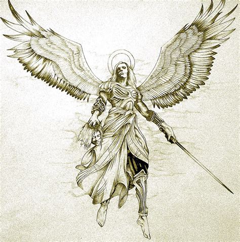 Archangel Gabriel Warrior Angel Tattoo Designs 953X960 Wallpaper Archangel Gabriel Warrior Angel Tattoo Designs 953X960 Wallpaper