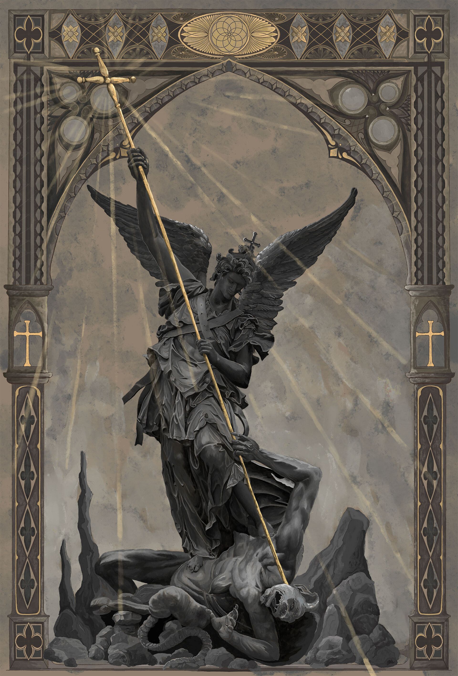 Archangel Michael Drawing