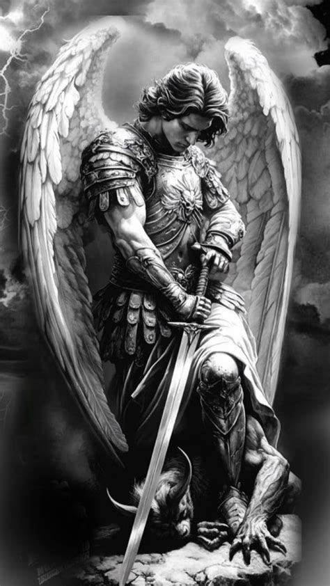 Archangel Michael Tattoo St Michael Tattoo Michael Art Aztec Warrior Archangel Michael Tattoo St Michael Tattoo Michael Art Aztec Warrior