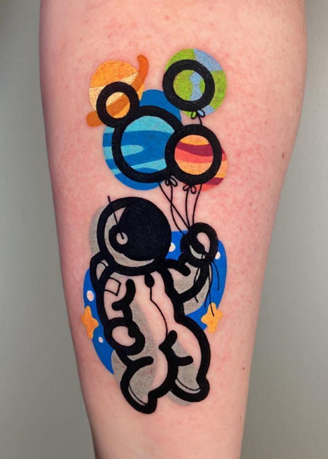 Astronaut Tattoo