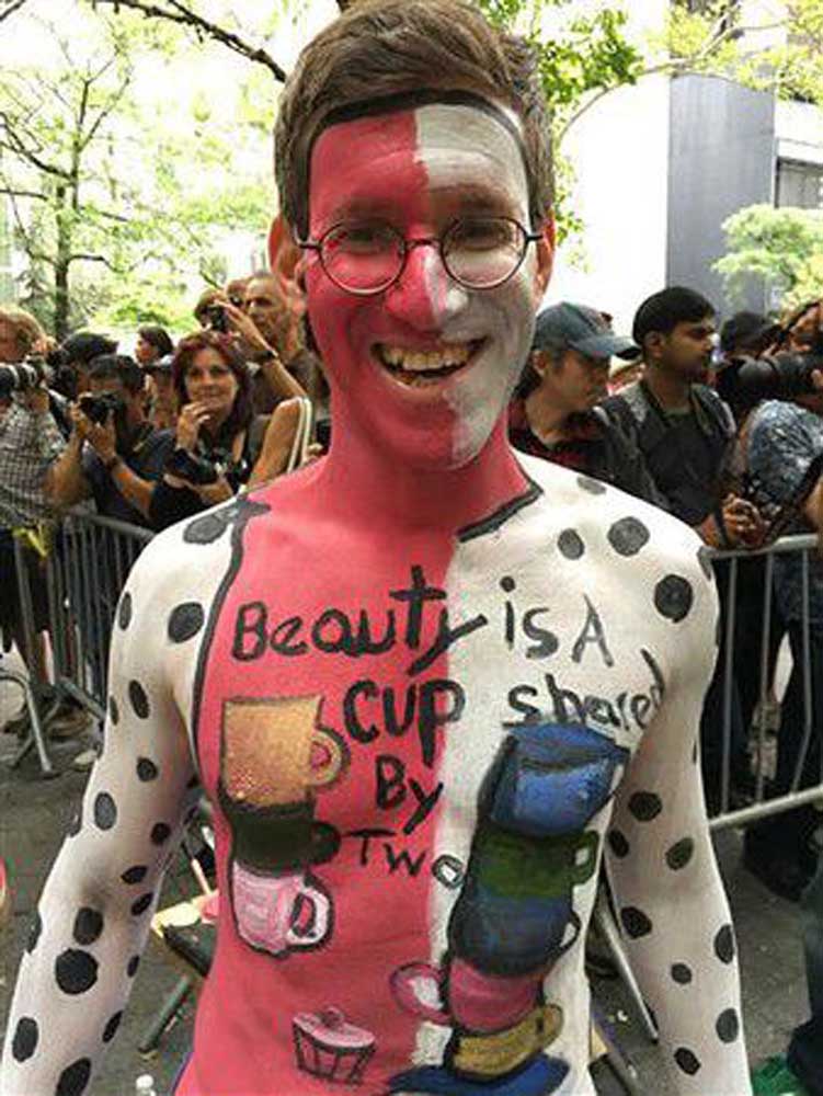 At Nyc Bodypainting Day Naked Bodies Become Artists Canvases The At Nyc Bodypainting Day Naked Bodies Become Artists Canvases The