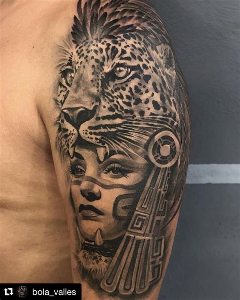 Aztec Jaguar Warrior Tattoo Aztec Jaguar Warrior Tattoo