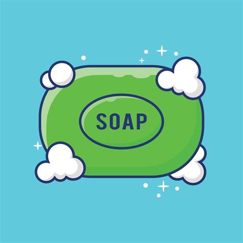 Bar Of Soap With Bubbles Cartoon Bar Of Soap With Bubbles Cartoon