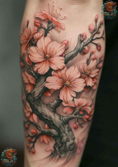Best 13 The Art And Symbolism Of Cherry Blossom Tree Tattoo Designs A