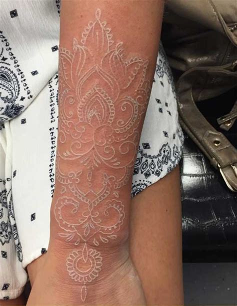 Best 23 White Ink Tattoos Design Idea Tattoos Ideas