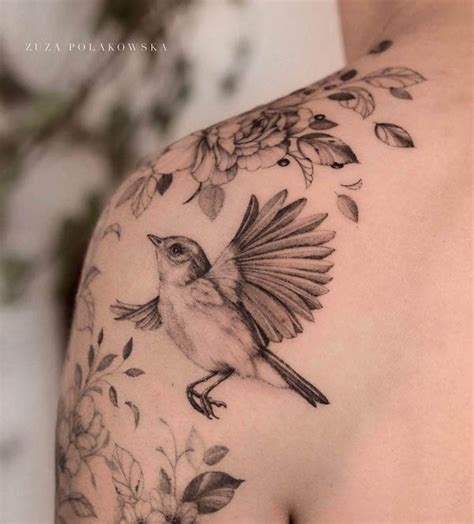 Bird Tattoos On Front Shoulder Bird Tattoos On Front Shoulder
